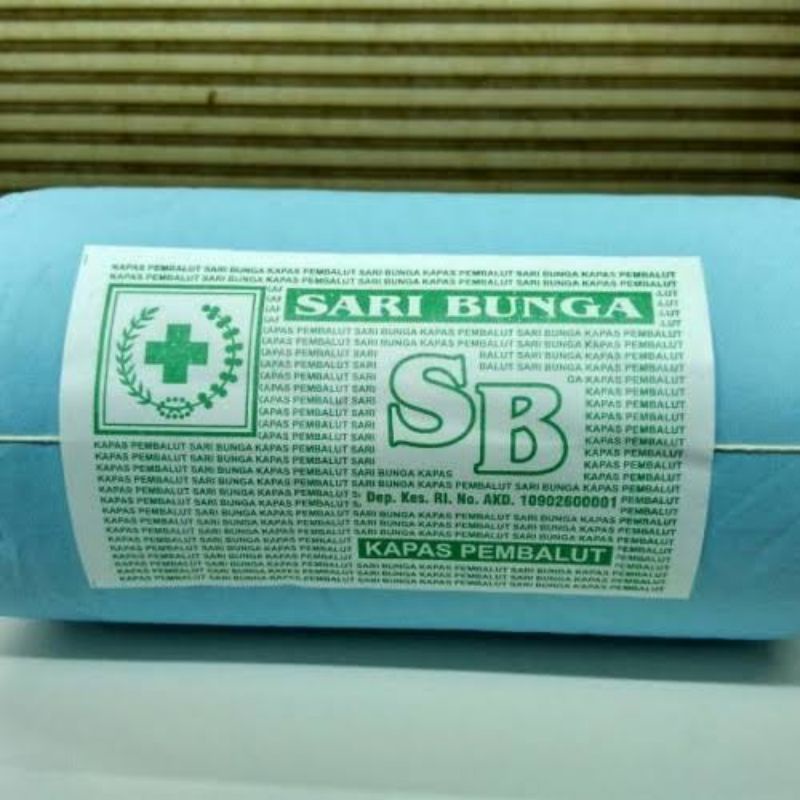 Kapas pembalut / Kapas serbaguna / Kapas gulung Sari Bunga 500 gram