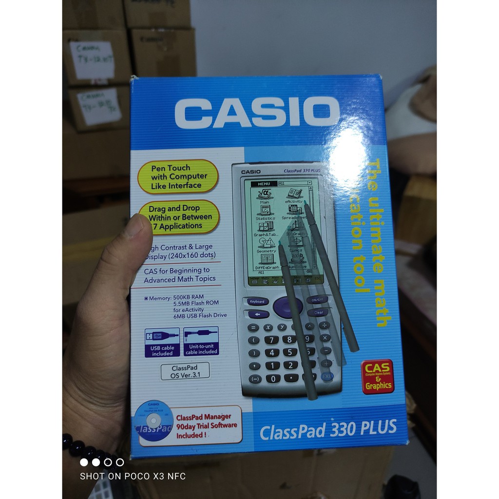 

scientific calculator casio class pad 330 plus with pen touch