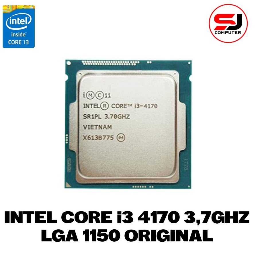 PROCESSOR INTEL CORE I3 4170 TRAY 3,7 GHz PROSESOR LGA 1150 HASWELL