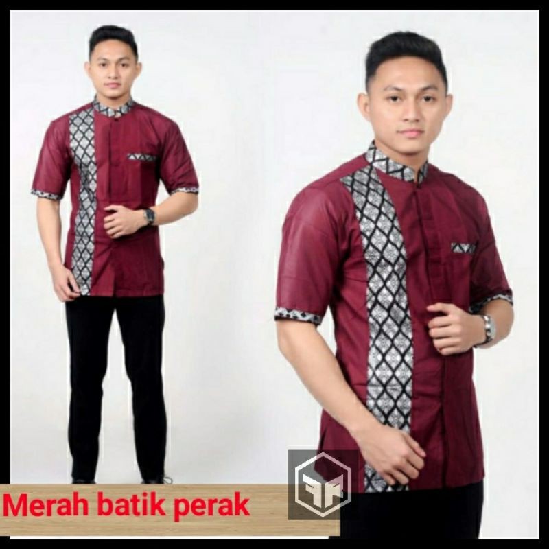 TERLARIS||PROMO HEM BATIK PRIA COWO LENGAN PENDEK / TERARRIVAL HEM BATIK FARKHAN76