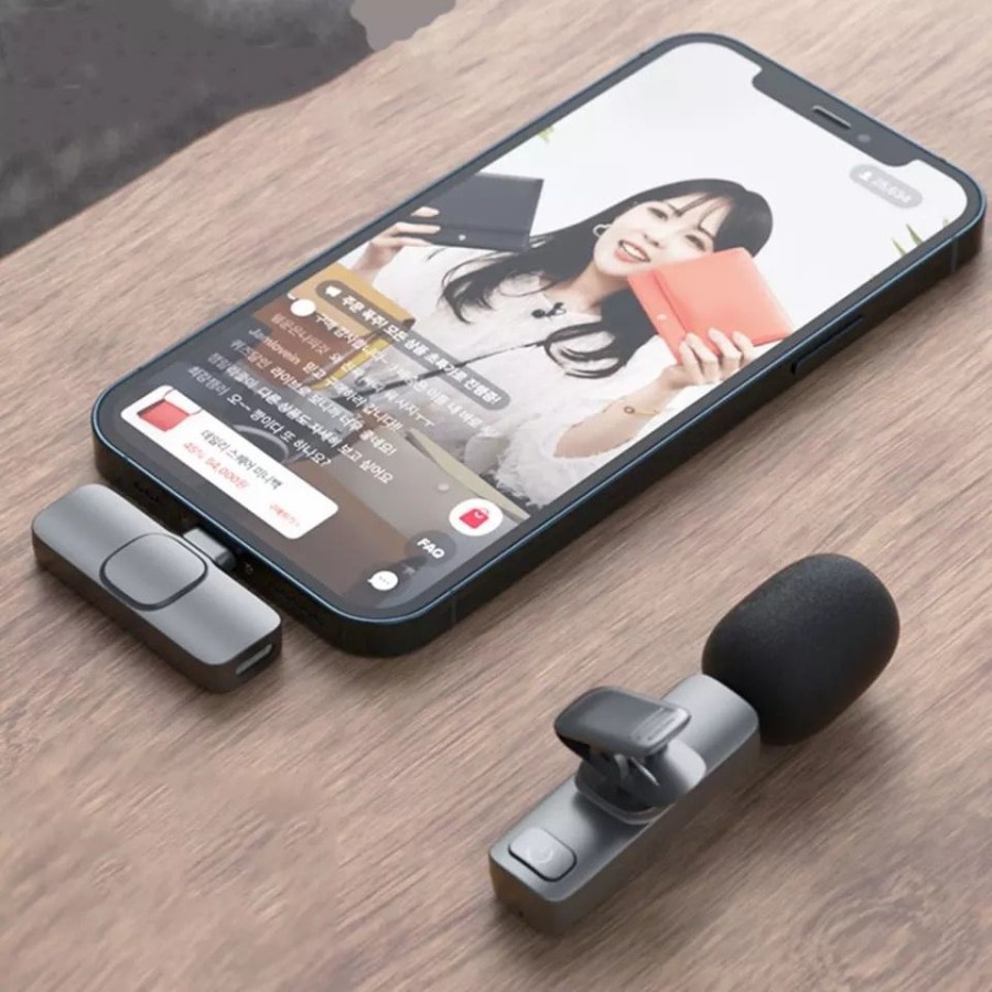 BLUETOOTH MICROPHONE WIRELESS K8 IPHONE / TYPE C