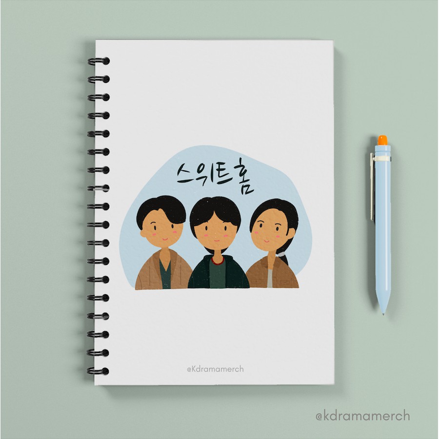 

SWEET HOME NOTEBOOK SPIRAL DRAMA KOREA A5/ DRAMA KOREA / DRAKOR / JOURNAL / JURNAL SOFT COVER