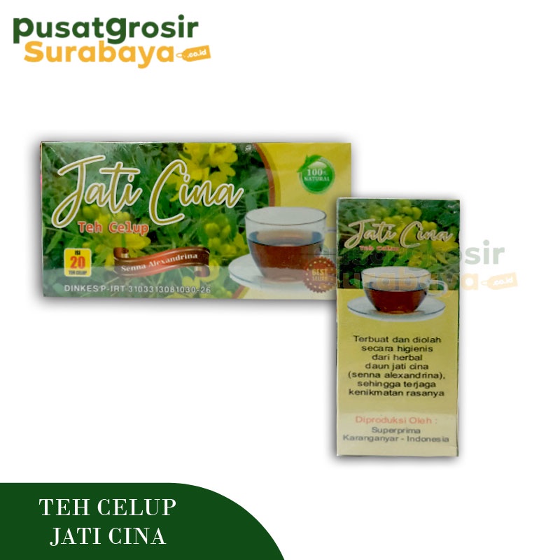 

Teh Celup Jati Cina Teh Celup Herbal isi 20 Kantong