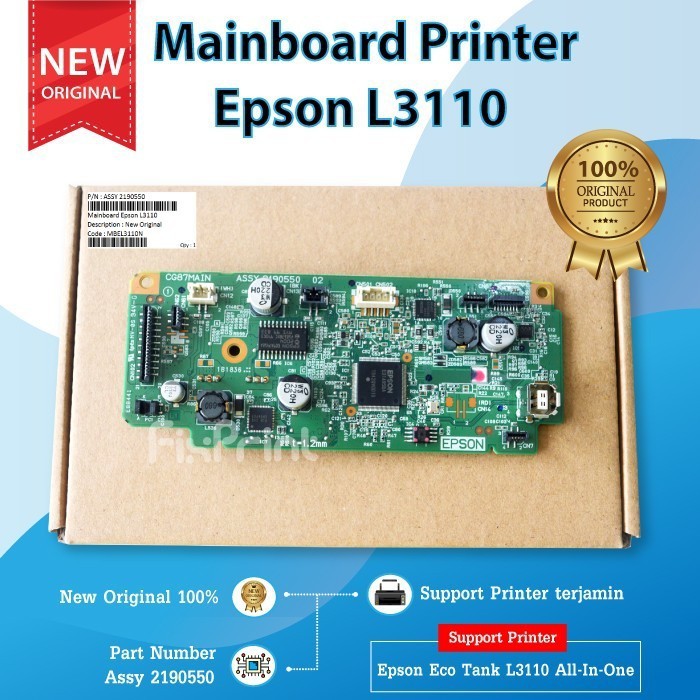Original Mainboard Epson L3110 Board Motherboard Printer L3110 L-3110 FPJNew155