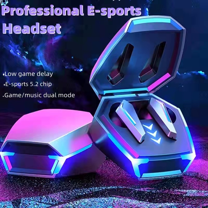 【COD】 Jovitech TWS Headset Bluetooth Touch Control Earphone Gaming 65ms HD Mic T21