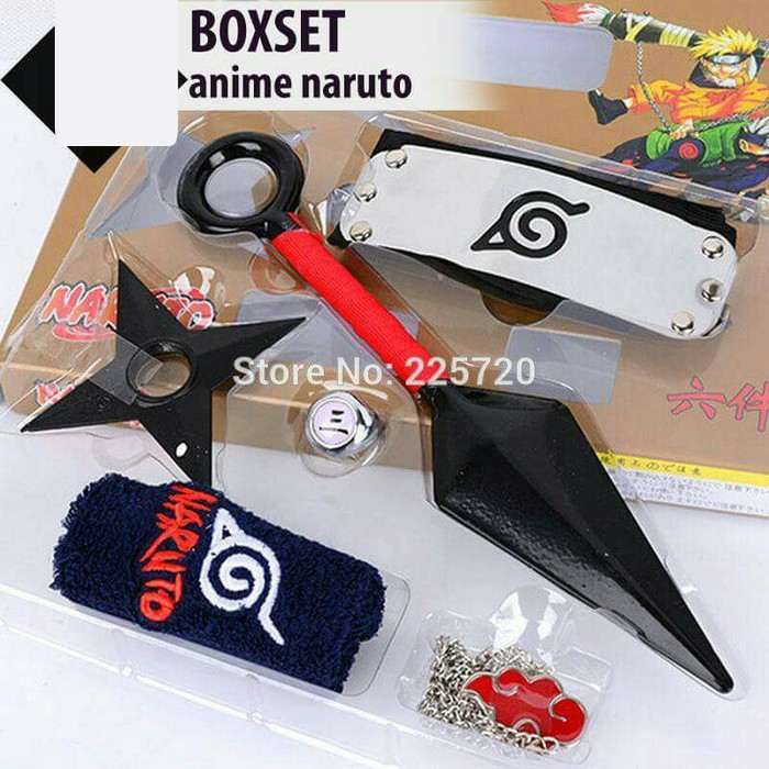 Unik HEADBAND KONOHA NARUTO IKAT KEPALA KONOHA KUNAI MINATO Limited