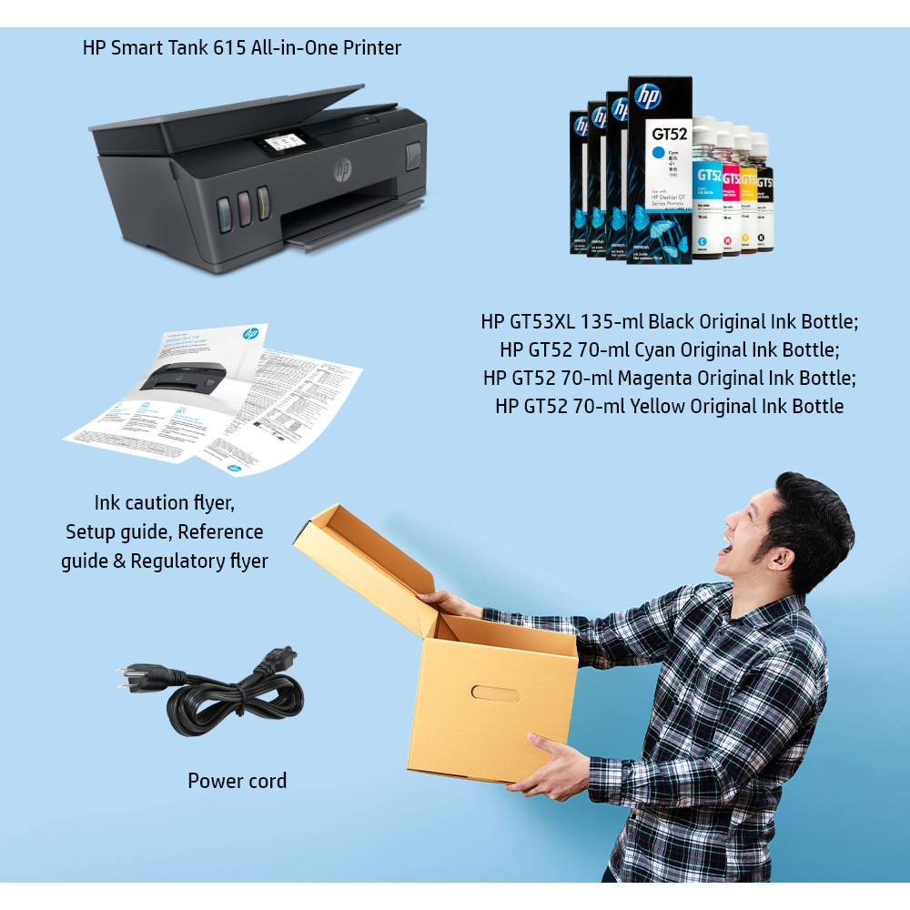 hp smart tank 615 setup