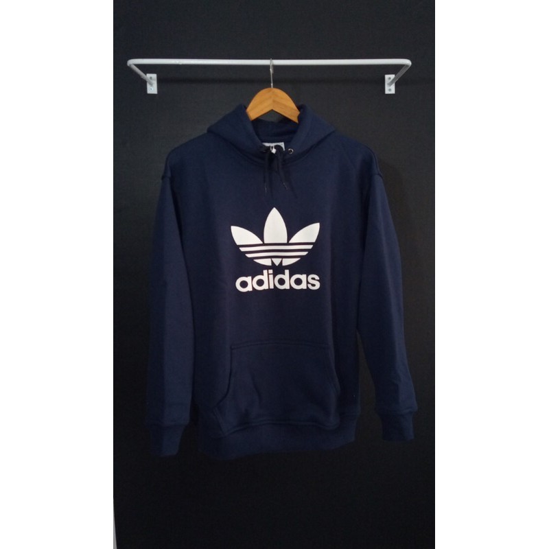 hoodie adidas trefoil navy