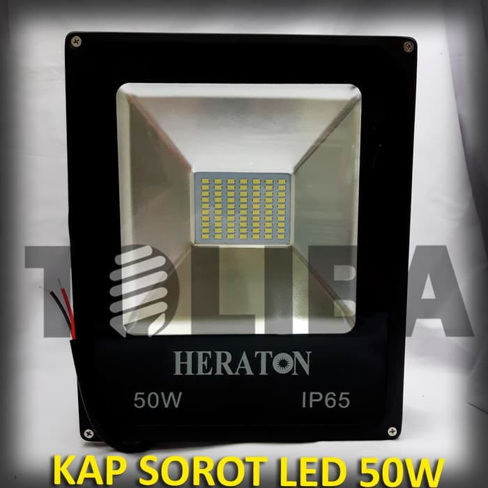 lampu sorot led/ kap sorot led 50watt 50w 50 watt 50 w led flood light / lampu tembak outdoor indoor