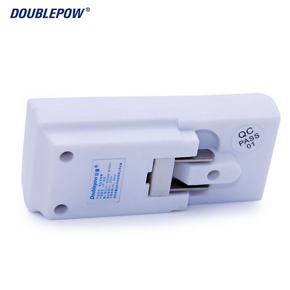 DOUBLEPOW Charger Baterai 2 Slot 9V + Battery Baterai Kotak 9V 280mAh