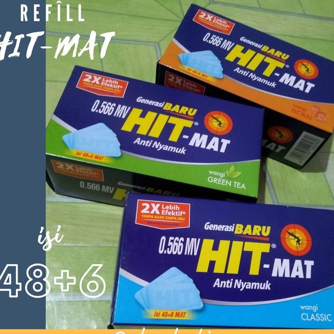 Hit Mat Anti Nyamuk Refill 48 + 6