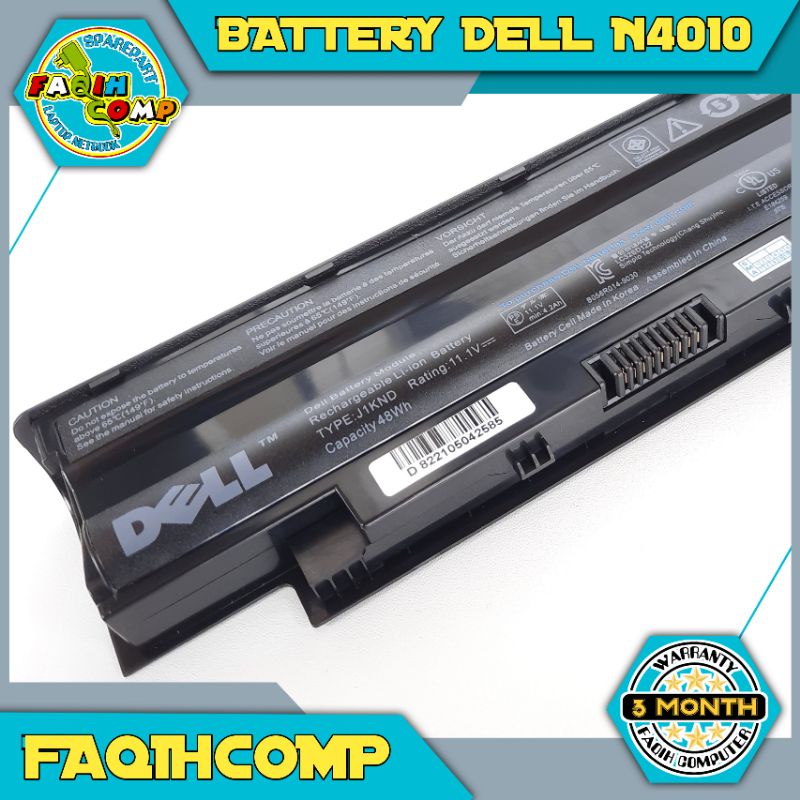 Baterai Battery Laptop Original DELL Inspiron 13R 14R 15R N4010 N4010D N4110 N3010 N4050 N5010 J1KND