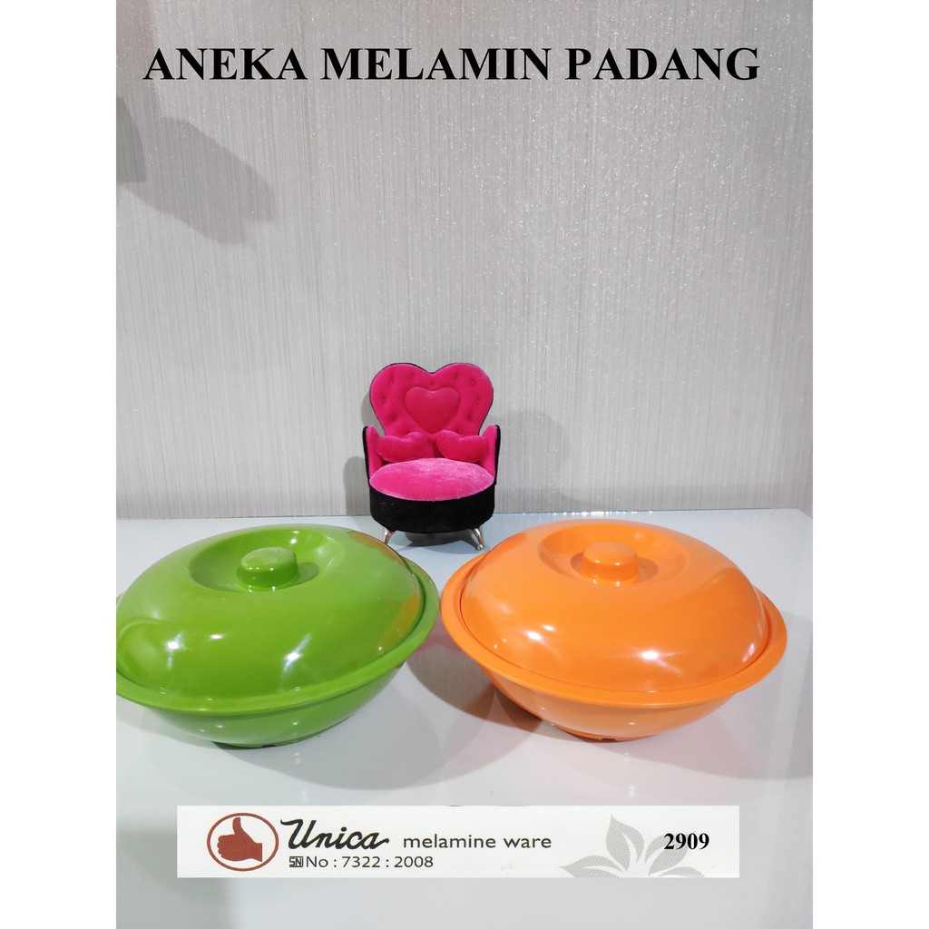 MANGKOK TUTUP MELAMIN / MANGKOK MELAMIN / TEMPAT NASI/ UNICA