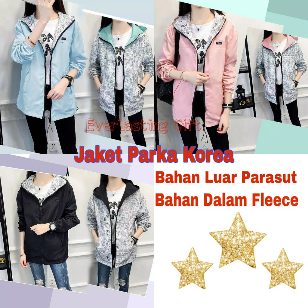 Jaket Parka Wanita Korea Terlaris