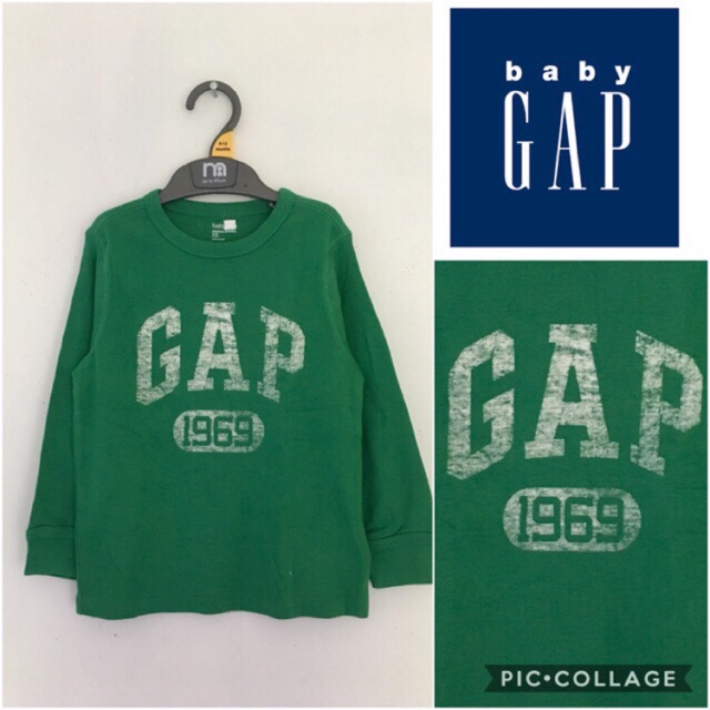 Baby Gap Long Sleeve Tee/ baby gap tee/ kaos baby gap