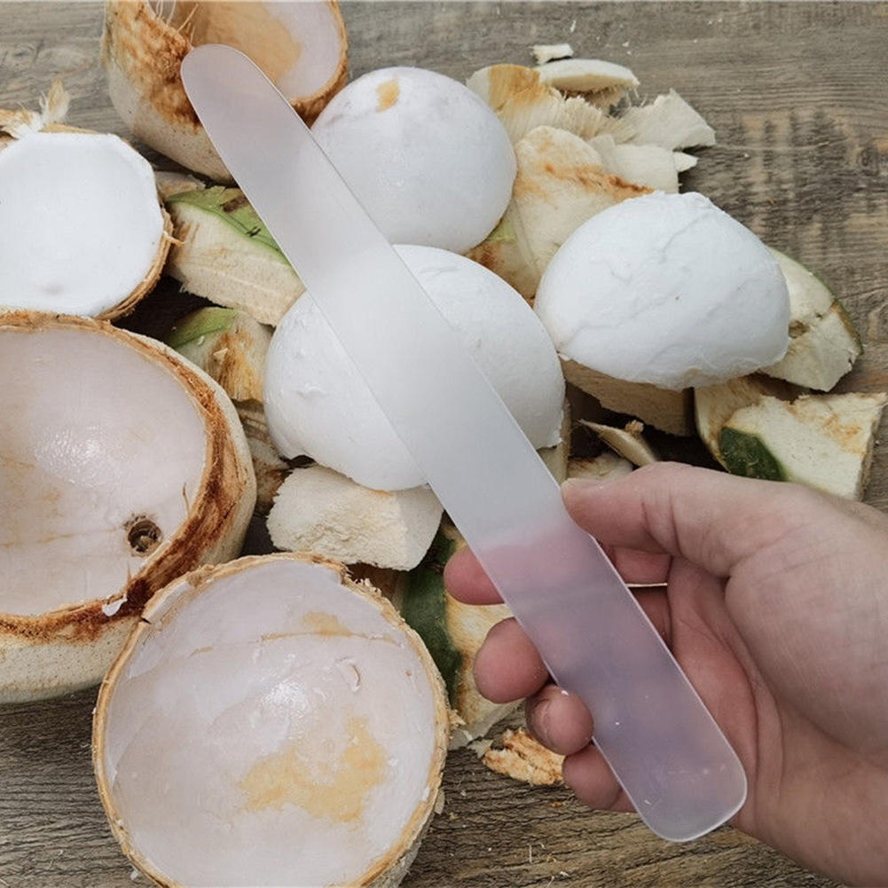 Pisau Pemotong Buah Kelapa Bahan Plastik Warna Hijau