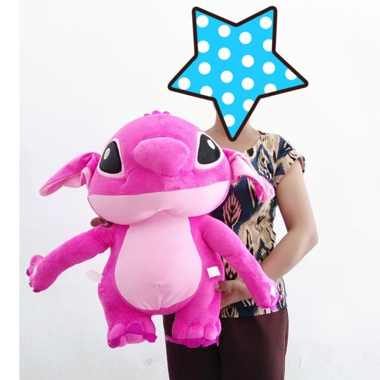 Boneka Stitch Pink XL - Boneka Stitch Ukuran XL - Boneka Lilo Pink