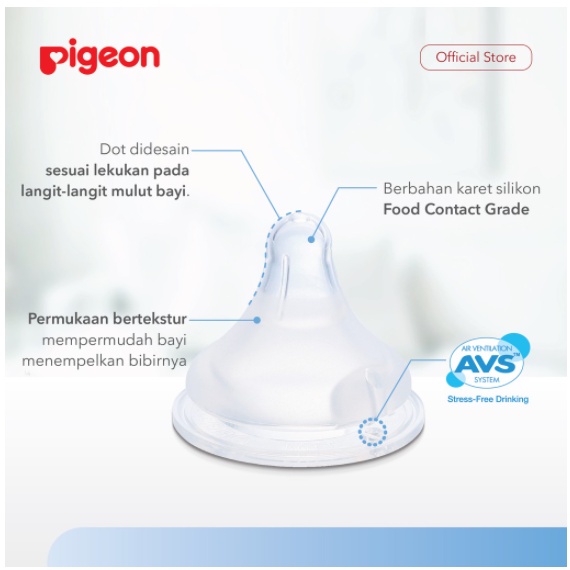 PIGEON Botol Susu Bayi  PP Wide Neck 160Ml