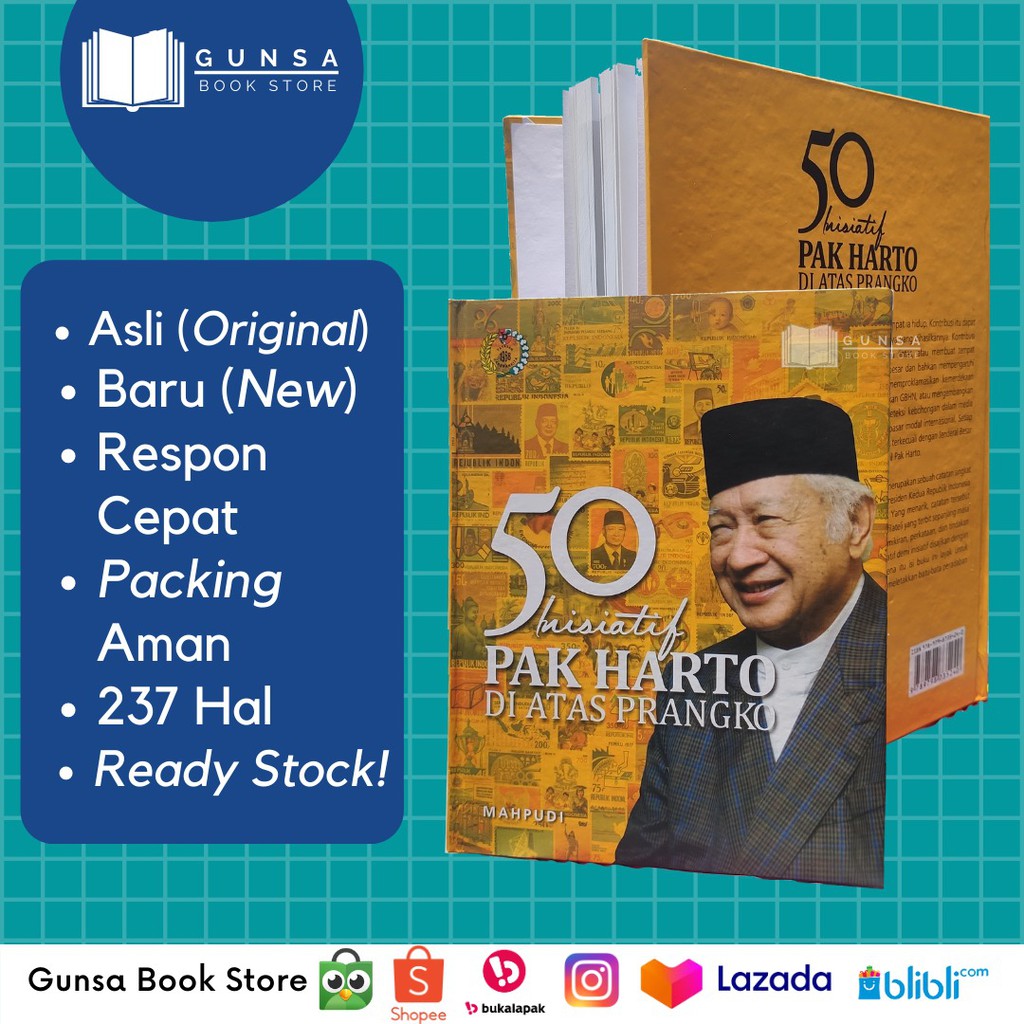 

Buku 50 Inisiatif Pak Harto Di Atas Prangko