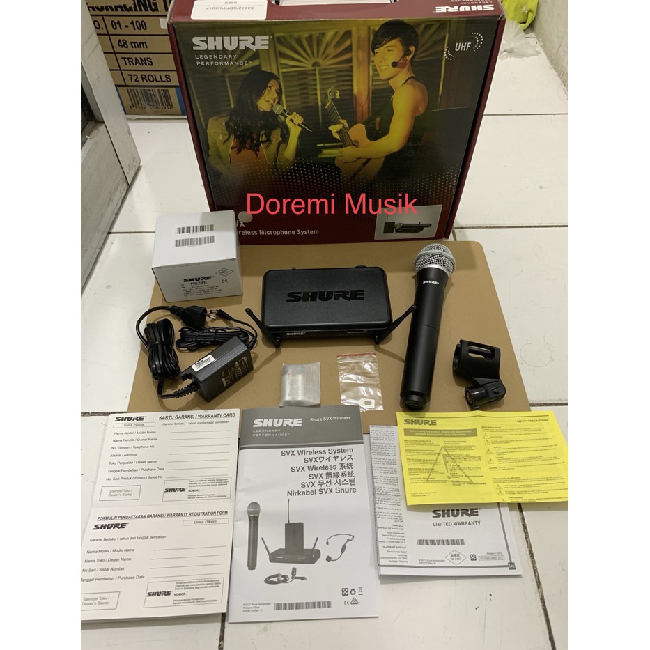 Mic shure SVX24 / PG28 Original