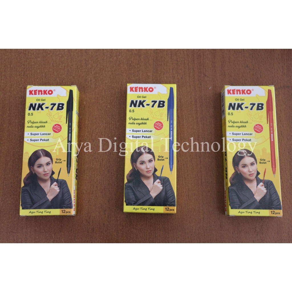 

Pulpen NK-7B 0.5mm Kenko Ballpoint Bolpen Pena Murah Bagus Original