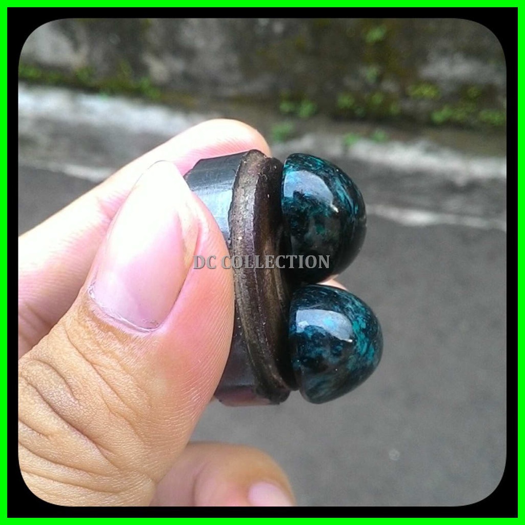 BADAR BESI HIJAU MOTIF LORENG