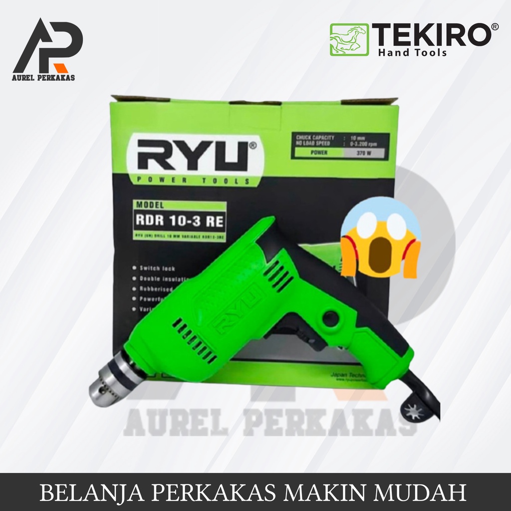 mesin bor ryu 10mm bolak balik 10 -3RE
