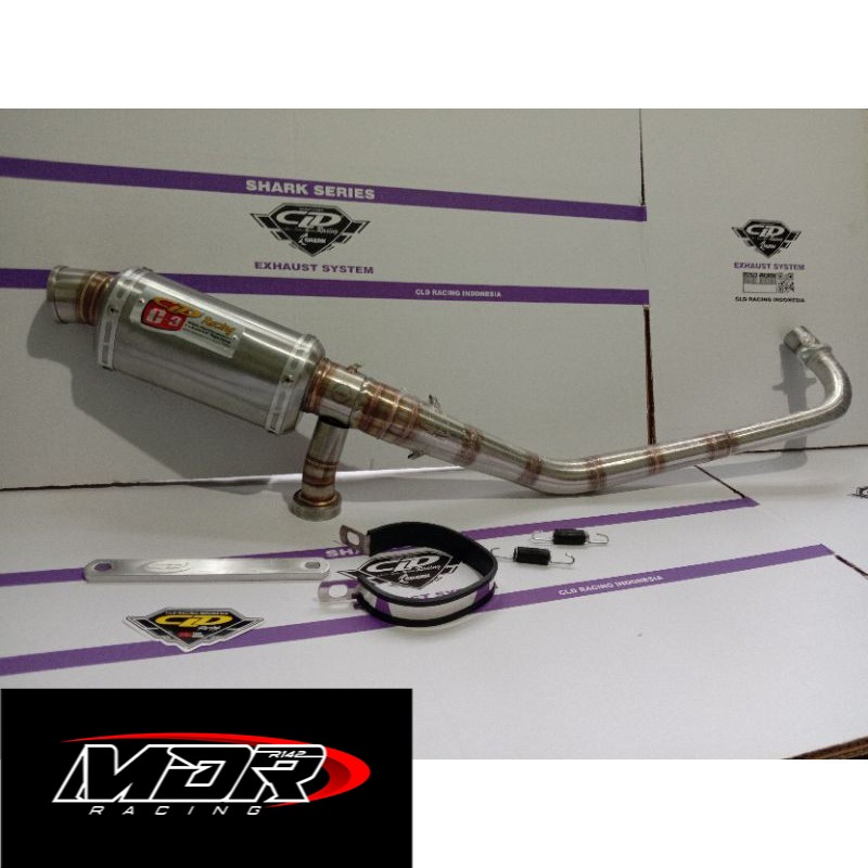 KNALPOT CLD RACING TYPE C3 OVAL JUPITER Z