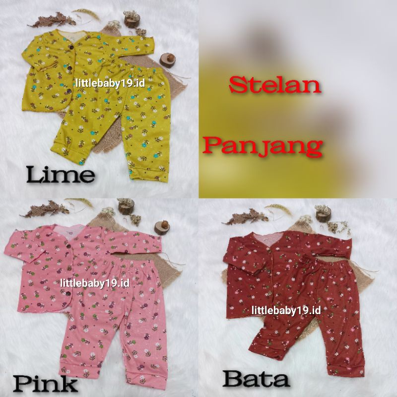 Setelan Baju Baby Motip Premium SNI/ Stelan Baju Newborn SNI