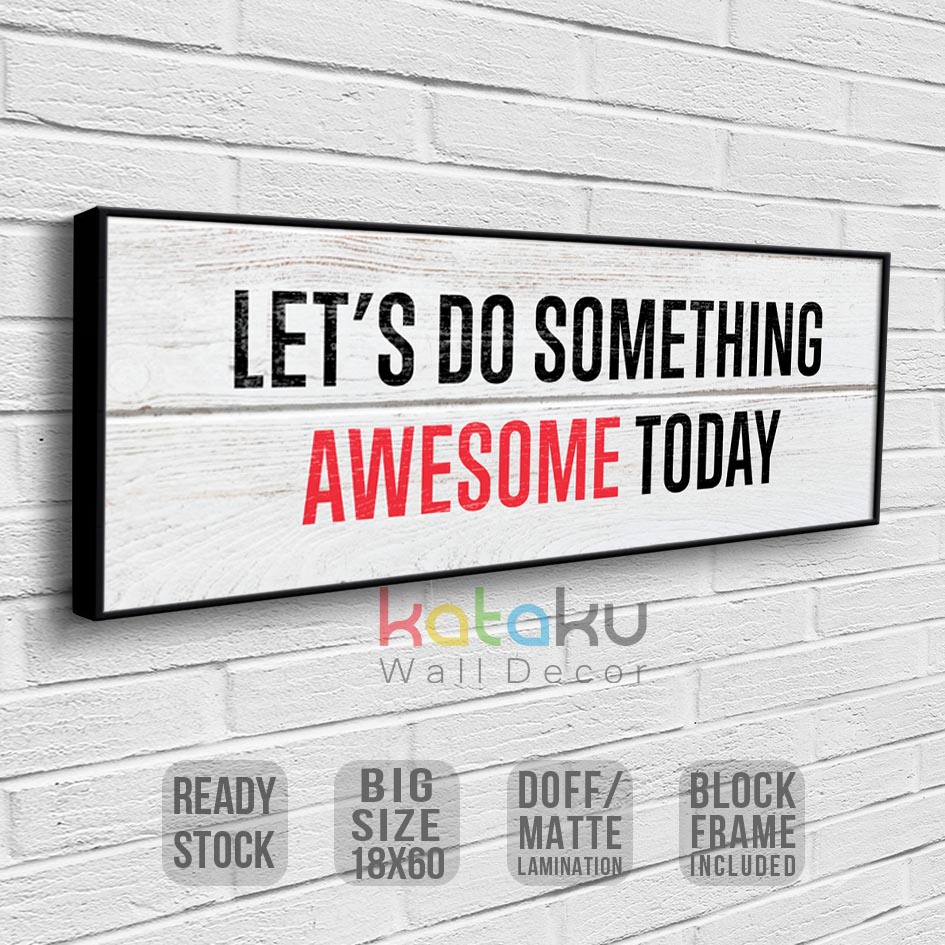 Hiasan Dinding Rustic Inspirational Quotes Sign Pajangan Dinding Wall Decor