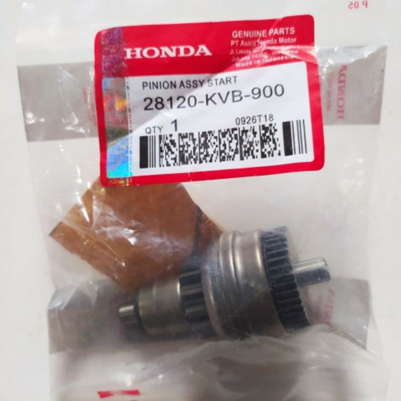 Pinion assy gear stater Beat110 Vario110