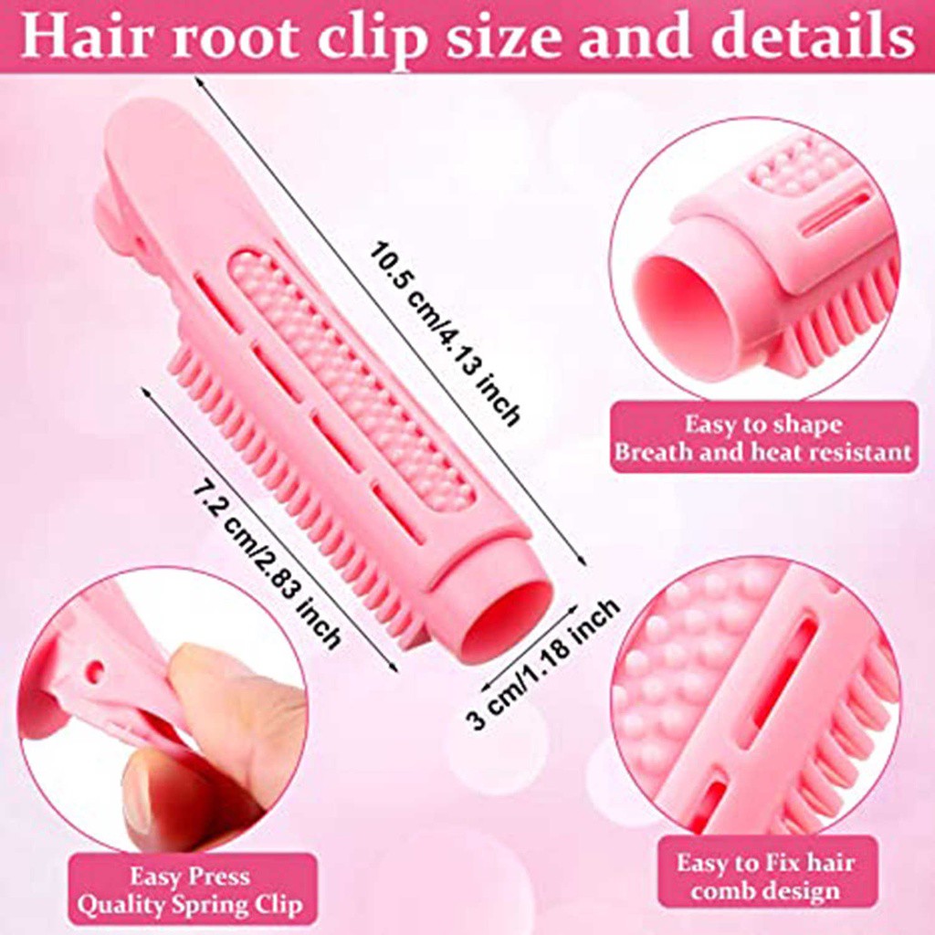 Jepit Poni Roll Rambut Volumizing Jepitan Korea Hair Root Clip Blow Fluffy Premium Korean Import