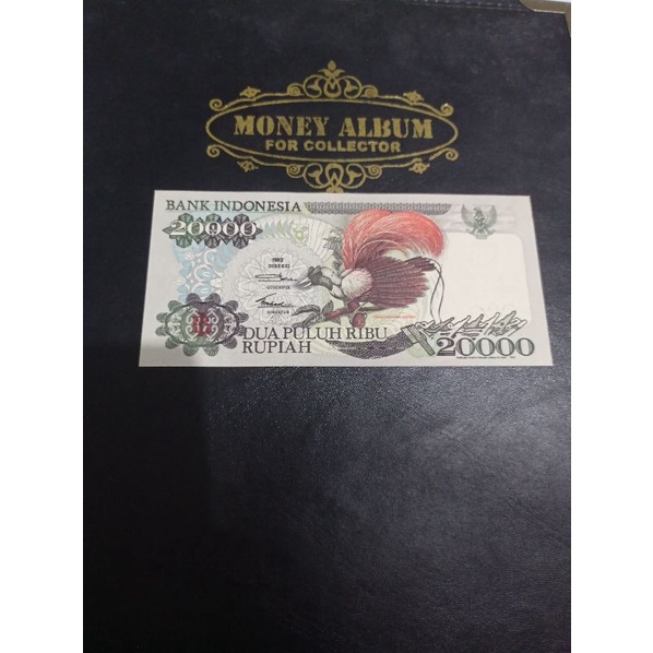 uang kuno 20000 Cendrawasih layak gress