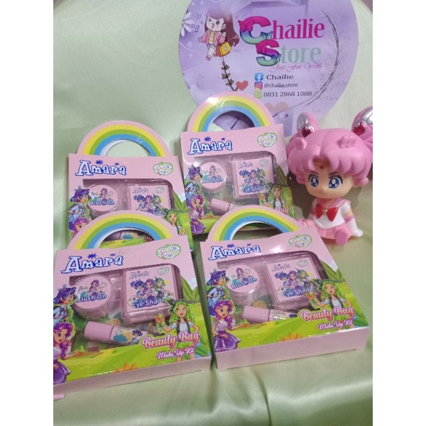 Beauty Bag Make Up Kids Amara - Make Up Kit Anak