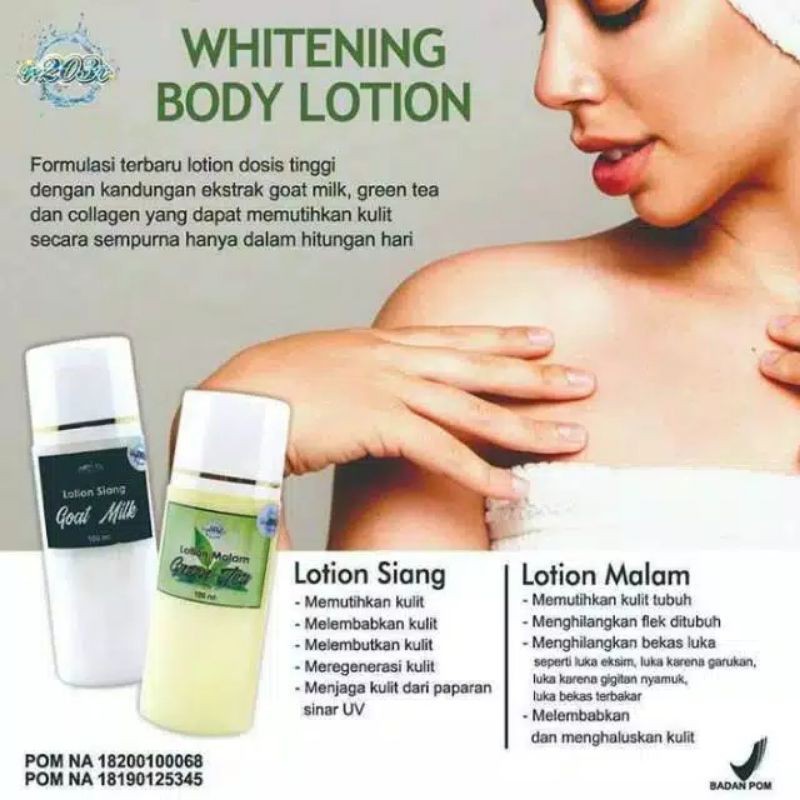 Lotion Pemutih Badan Dosting
