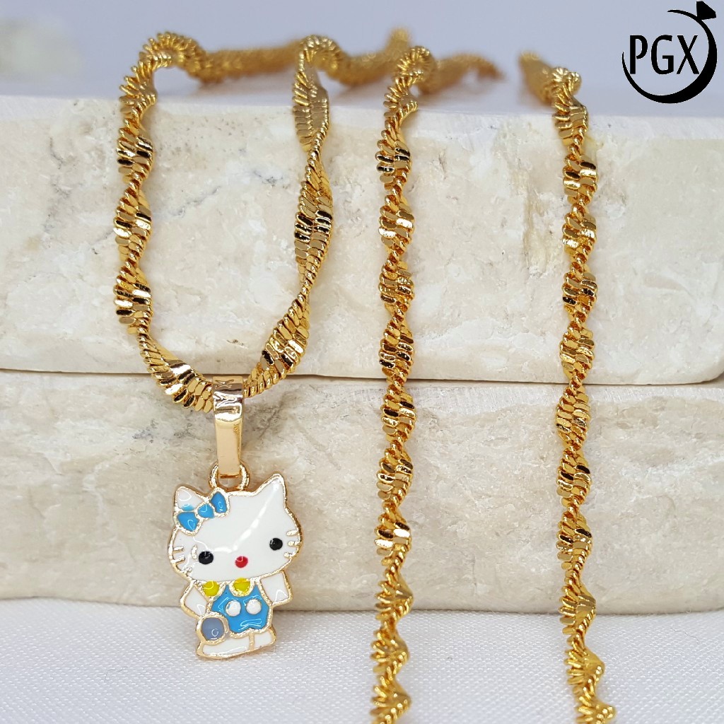 PGX Kalung Anak Perempuan Xuping Lapis Emas Aksesoris Fashion Perhiasan Premium - XA009