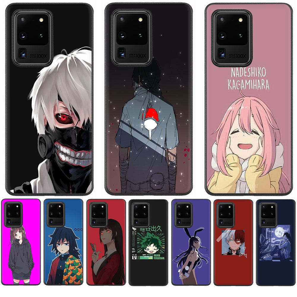 Soft Case Tpu Hitam Anti Jatuh Motif Anime Cover Samsung M11 M30s M21 M31 M51 Shopee Indonesia