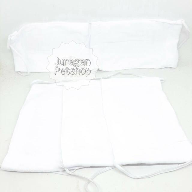 MASKER PUTIH EARLOOP | MASKER KAIN | MASKER (PUTIH SAJA)