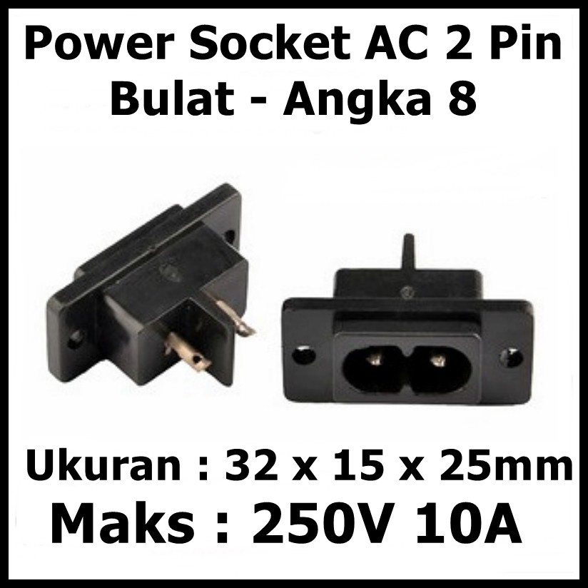 Socket Terminal Listrik Box Soket AC Angka8 Angka 8