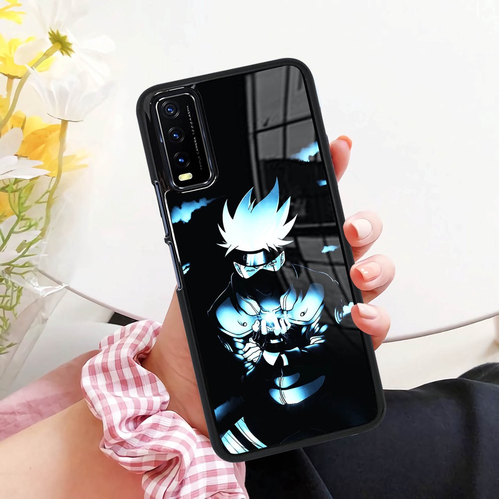 (YS23) Case Glossy Vivo Y12S Y20 Y20i Y20S Y20T Y21 Y21T Y33T Y32 Casing Hp Anime Naruto Kakashi