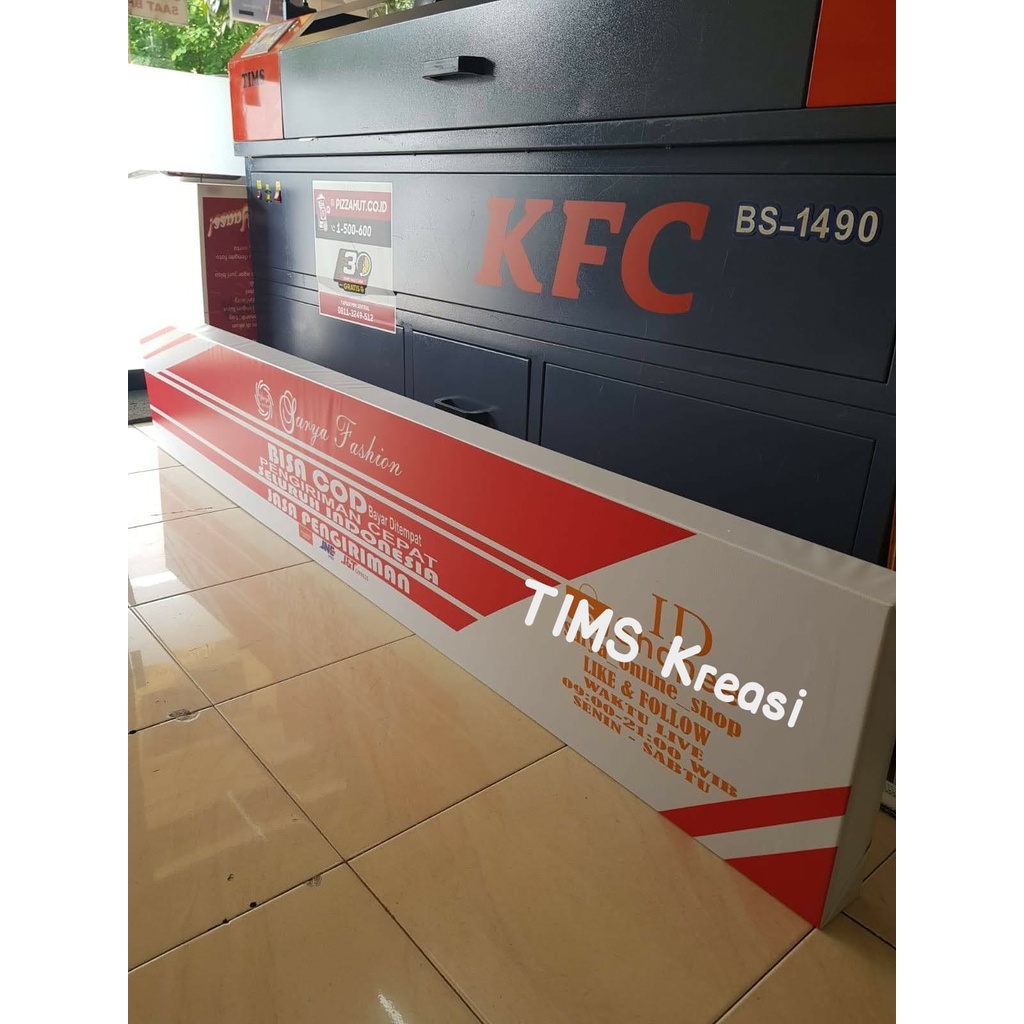 Banner Plang Nama | Neonbox Banner | Banner Murah | Papan Nama Toko
