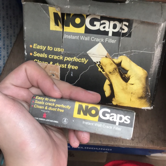 No Gaps Kapur untuk penutup dinding retak seketika