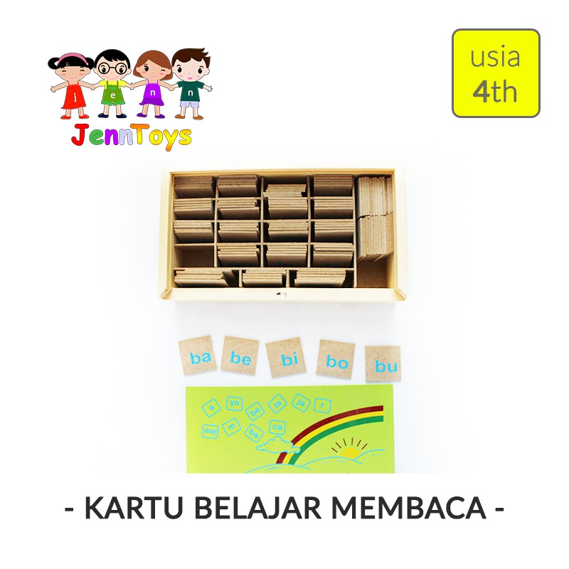 JennToys - Kartu Belajar Membaca