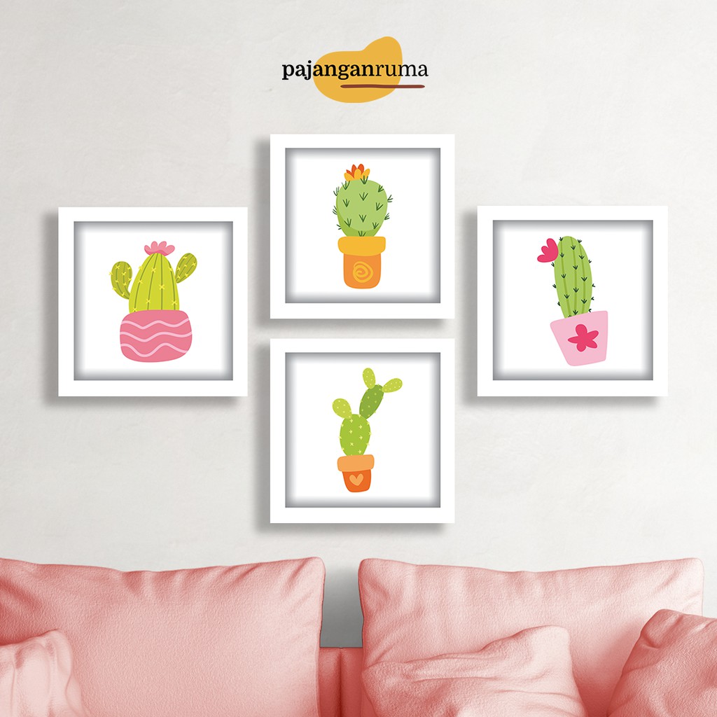 Pajangan Rumah Hiasan Dinding Wall Decor Kamar Tanaman Pot Tropical