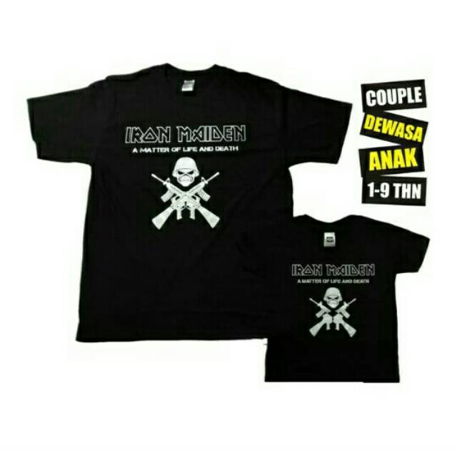 Kaos Musik Band Couple AC DC dkk