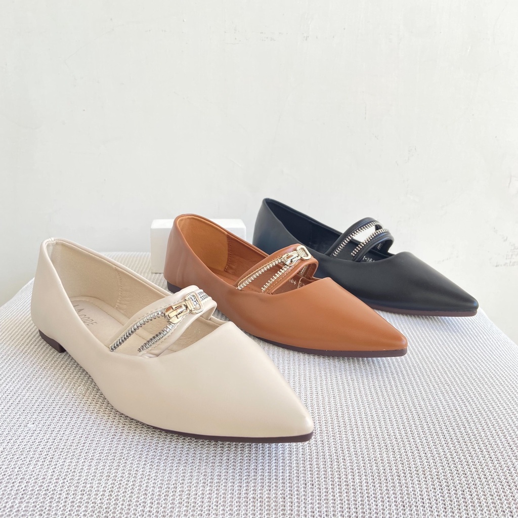 Lacode Shoes Flat Shoes Sepatu Pansus Sepatu Wanita Import