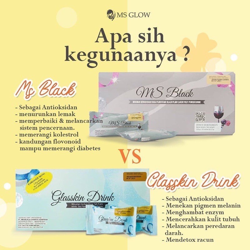 

(EXP 2026) Glasskindrink dan Ms Black MS GLOW