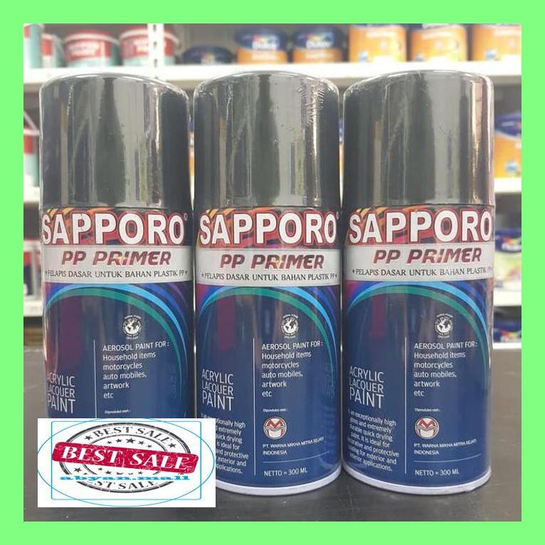 

Perawatankendaran740- Pp Primer Cat Dasar Plastik - Sapporo Cat Semprot 300 Ml 5090S