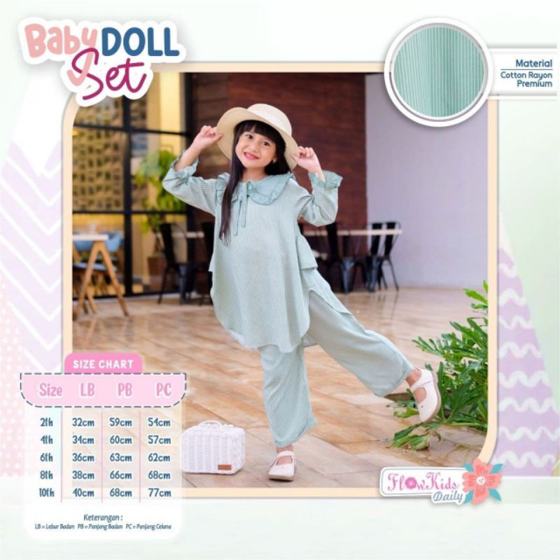 FLOWKIDS DAILY BABYDOLL SET