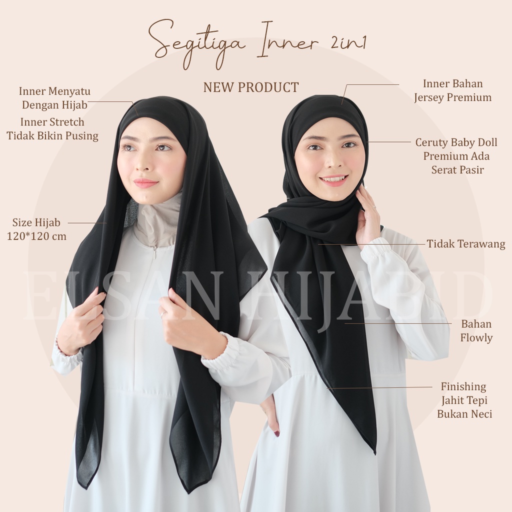 TERMURAHHH!! SEGIEMPAT PLUS INNER 2IN1 /SEGITIGA INNER 2IN1 CERUTY BABYDOLL PREMIUM / SEGIEMPAT+ INNER KATALOG 1